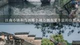 江南小镇和乌镇哪个地方拥有更丰富的自然风景?