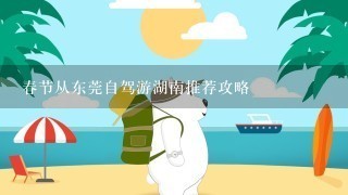 春节从东莞自驾游湖南推荐攻略