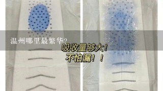 温州哪里最繁华？