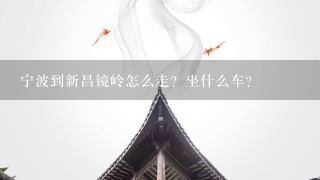 宁波到新昌镜岭怎么走？坐什么车？