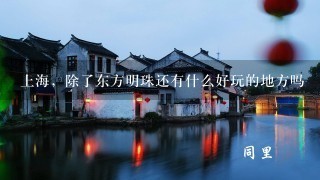 上海，除了东方明珠还有什么好玩的地方吗