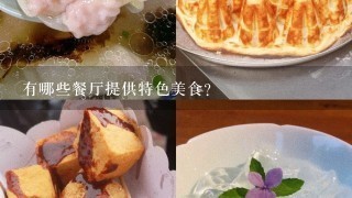 有哪些餐厅提供特色美食