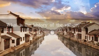 What is the history of the village?